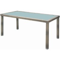 Konway Premium Garten Tisch 205x100x75cm, Elfenbein KN-3914 von dynamic24
