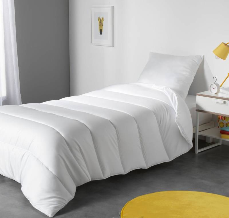 dynamic24 Microfaserbettdecke, Füllung: Polyester, Premium Allergiker Steppbett 140x200cm Bettdecke Decke von dynamic24