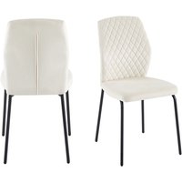 Dynamic24 - Stuhl 2er Set Beige 371398 Dynamic24 - Stuhl 2er Set Beige 371398 von dynamic24