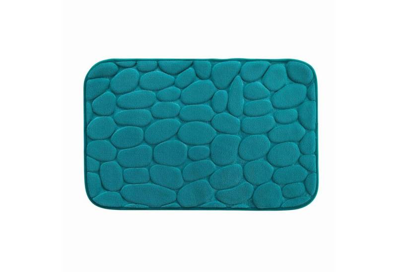 dynamic24 Badematte, rutschhemmend, Polyester, rechteckig, 3D Kieselstein-Design Badvorleger Badeteppich weich dynamic24 Badematte, rutschhemmend, Polyester, rechteckig, 3D Kieselstein-Design Badvorleger Badeteppich weich von dynamic24