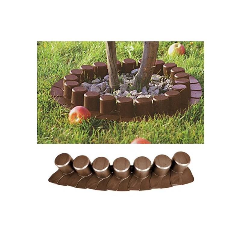 dynamic24 Beetumrandung, 4x Beeteinfassung 2,05m Baumeinfassung Rasenkante Baumring schwarz dynamic24 Beetumrandung, 4x Beeteinfassung 2,05m Baumeinfassung Rasenkante Baumring schwarz von dynamic24