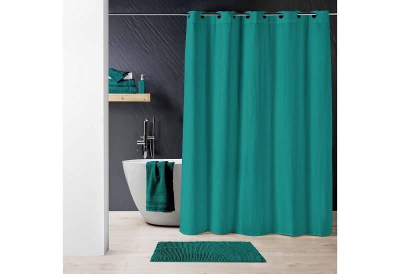 dynamic24 Duschvorhang Breite 180 cm, Premium Textil Struktur Duschvorhang 180x200 Badewanne Wannen Bad dynamic24 Duschvorhang Breite 180 cm, Premium Textil Struktur Duschvorhang 180x200 Badewanne Wannen Bad von dynamic24