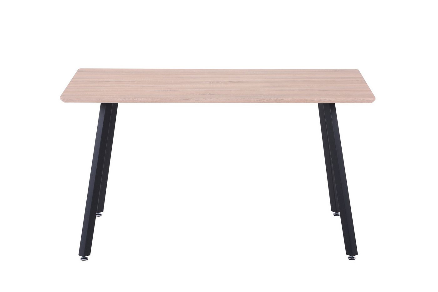 dynamic24 Esstisch, Tisch 140x80 cm Holz natur von dynamic24