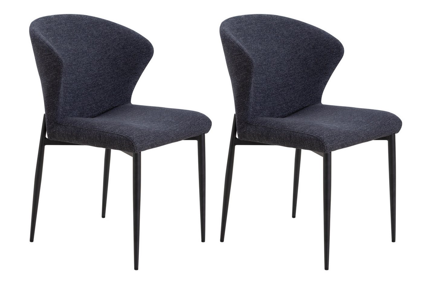 dynamic24 Esszimmerstuhl Hollywood, Stuhl 2er Set Anthrazit dynamic24 Esszimmerstuhl Hollywood, Stuhl 2er Set Anthrazit von dynamic24