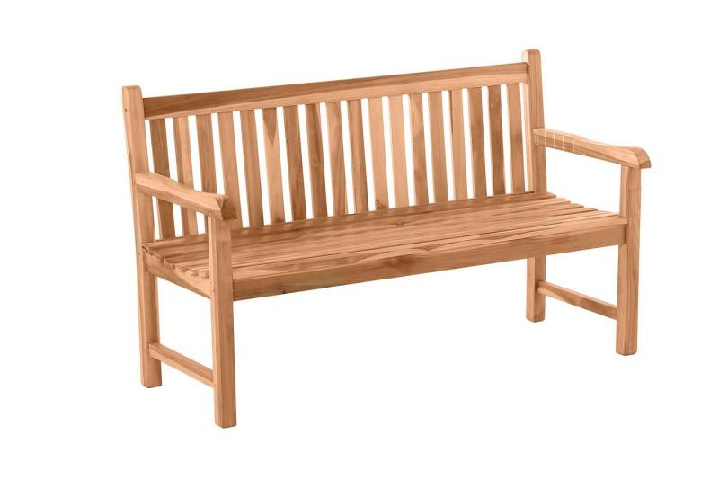 dynamic24 Gartenbank, Gartensitzbank 150 cm Teak von dynamic24