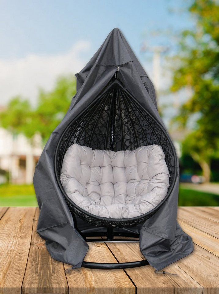 dynamic24 Gartenmöbel-Schutzhülle, Schutzhaube für Korb Hängesessel Schutzhülle Abdeckung Abdeckplane Abdeckhaube dynamic24 Gartenmöbel-Schutzhülle, Schutzhaube für Korb Hängesessel Schutzhülle Abdeckung Abdeckplane Abdeckhaube von dynamic24