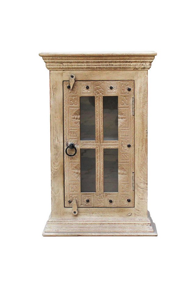 dynamic24 Hängeschrank Hängeschrank DAIPUR Mangoholz natur von dynamic24