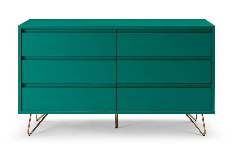 dynamic24 Kommode Elhovo, Sideboard breit mit 6 Schubladen von dynamic24