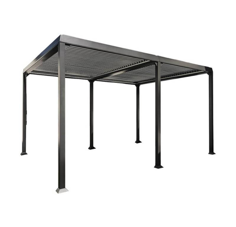 dynamic24 Pavillon, Terrassenüberdachung 400x303cm Garten Überdachung von dynamic24