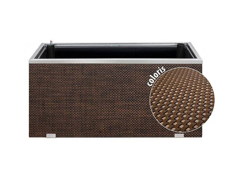 dynamic24 Pflanzkübel, Polyrattan Pflanzgefäß Selbstbewässerung von dynamic24