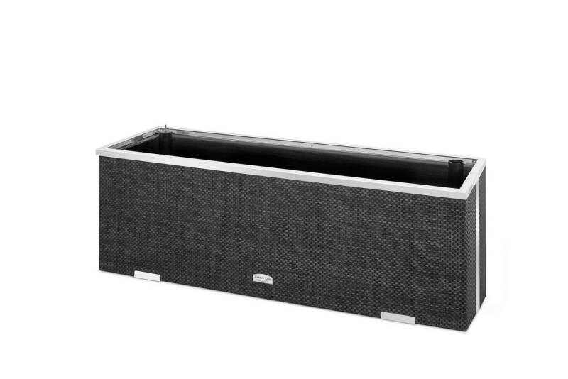 dynamic24 Pflanzkübel, Polyrattan Pflanzgefäß Selbstbewässerung von dynamic24