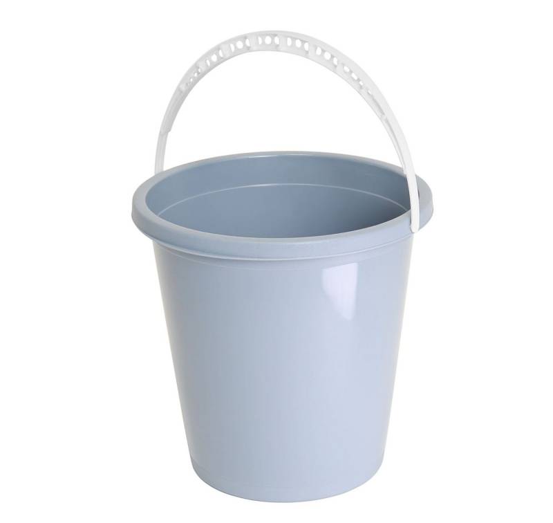 dynamic24 Putzeimer, Kunststoff Eimer 10 L Haushaltseimer Wassereimer Universaleimer blau von dynamic24