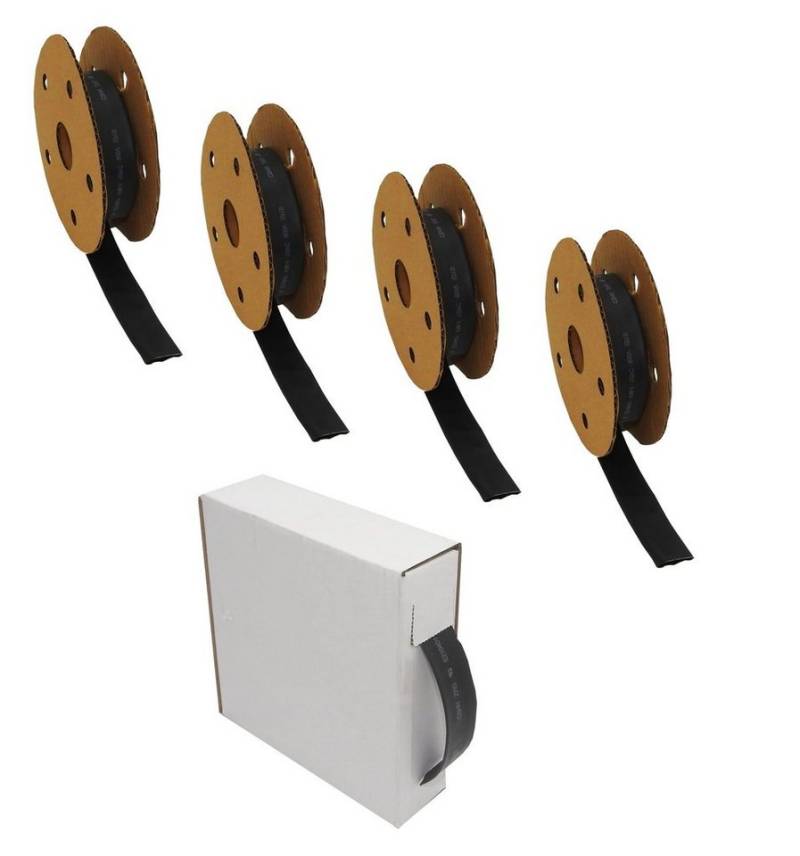 dynamic24 Schrumpfschlauch, 4x4m Rolle Isolierschlauch Sortiment Set Kabelverbinder 2:1 von dynamic24