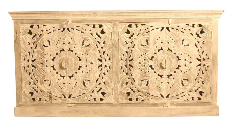 dynamic24 Sideboard, Sideboard LAKADEE Mangoholz natur von dynamic24