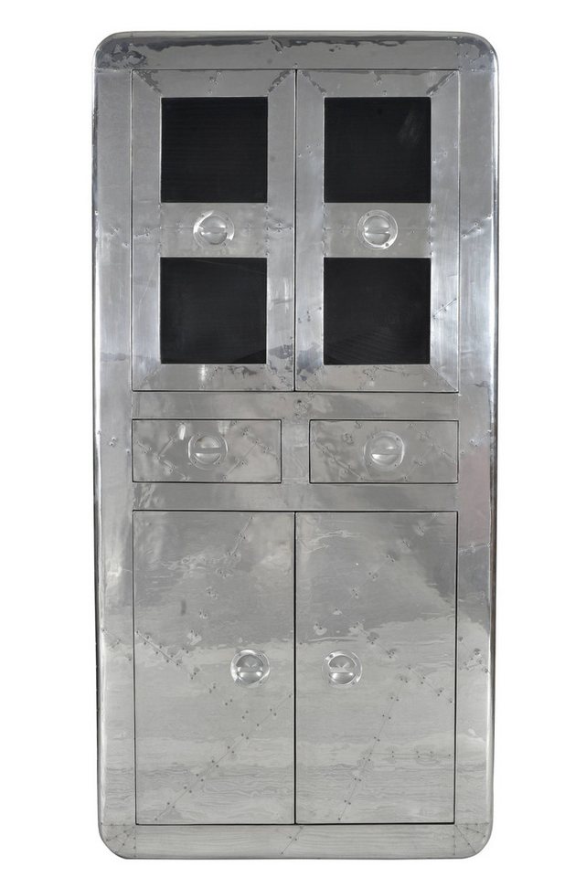 dynamic24 Vitrine Vitrine Mangoholz silber dynamic24 Vitrine Vitrine Mangoholz silber von dynamic24