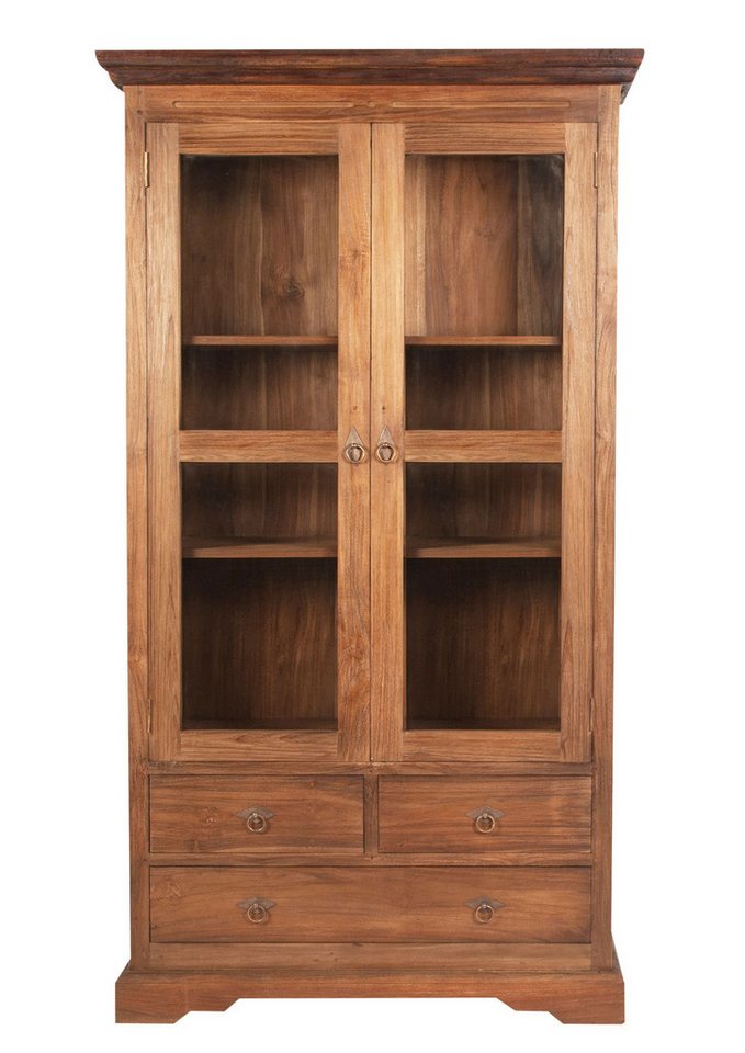 dynamic24 Vitrine Vitrine SEADRIFT Teak natur von dynamic24