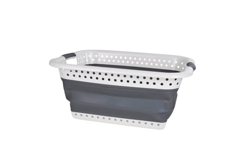 dynamic24 Wäschekorb, Faltbarer Wäschekorb 37 L Wäschewanne Wanne Wäschebox Schüssel von dynamic24