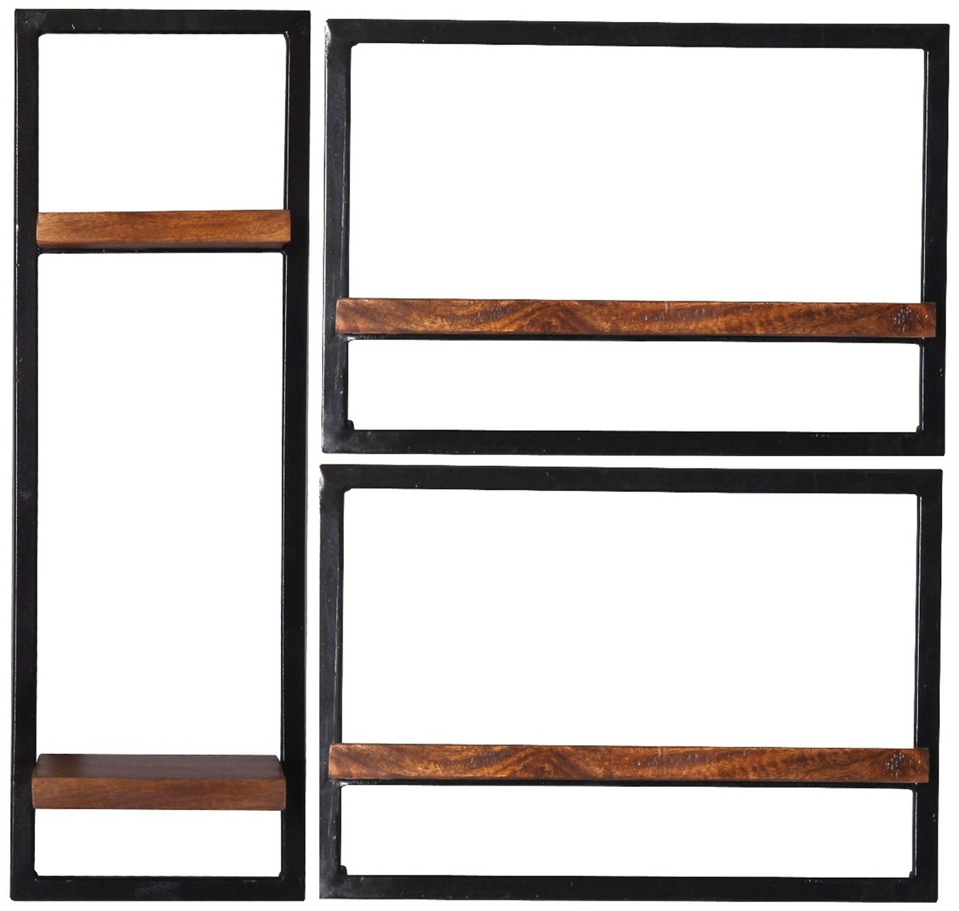 dynamic24 Wandregal, Wandregal Set 3tlg. Panama Mangoholz natur dynamic24 Wandregal, Wandregal Set 3tlg. Panama Mangoholz natur von dynamic24