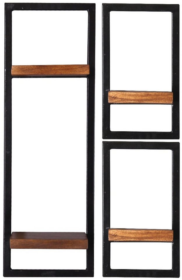 dynamic24 Wandregal, Wandregal Set 3tlg. Panama Mangoholz natur dynamic24 Wandregal, Wandregal Set 3tlg. Panama Mangoholz natur von dynamic24
