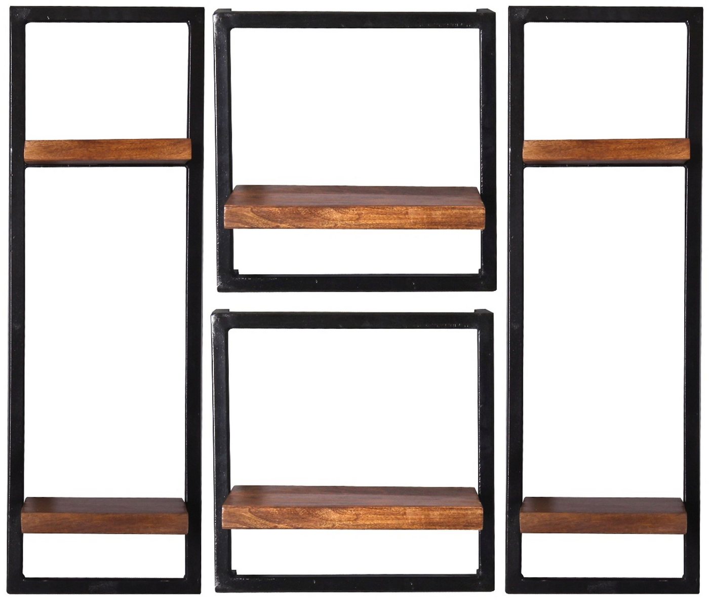 dynamic24 Wandregal, Wandregal Set 4tlg. Panama Mangoholz natur dynamic24 Wandregal, Wandregal Set 4tlg. Panama Mangoholz natur von dynamic24
