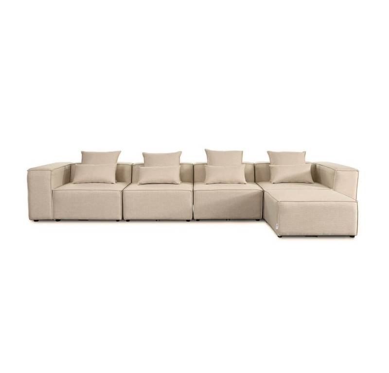 dynamic24 Wohnlandschaft, Sofa XL 414x207cm Couchgarnitur Module von dynamic24