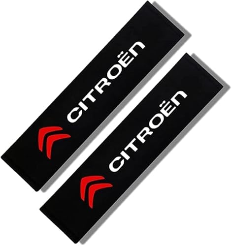 dzggs 2 Stück Gurtpolster Auto für Citroen C1 C3 C4, Weich Bequem rutschfest Atmungsaktiv Autogurt Polster Gurtschoner Interieur Zubehör,B von dzggs