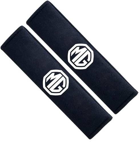 dzggs 2 Stück Gurtpolster Auto für MG ZS GS 5 Gundam 350 Parti TF GT 6, Weich Bequem rutschfest Atmungsaktiv Autogurt Polster Gurtschoner Interieur Zubehör von dzggs