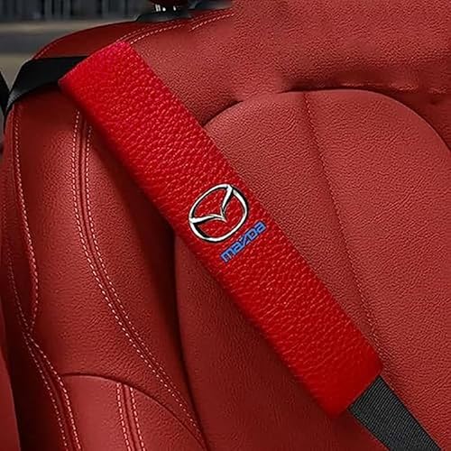 dzggs 2 Stück Gurtpolster Auto für Mazda CX-30, Weich Bequem rutschfest Atmungsaktiv Autogurt Polster Gurtschoner Interieur Zubehör,A von dzggs