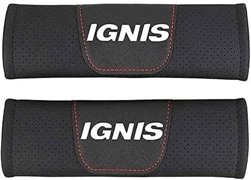 dzggs 2 Stück Gurtpolster Auto für Suzuki Ignis, Weich Bequem rutschfest Atmungsaktiv Autogurt Polster Gurtschoner Interieur Zubehör von dzggs