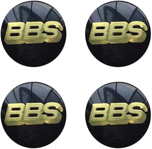 dzggs 4 stück Auto Nabendeckel für BBS 70mm, Felgenkappen Radnabenkappen Nabenabdeckung Radnaben Mittel Abdeckungen Abzeichen Sticker,B von dzggs