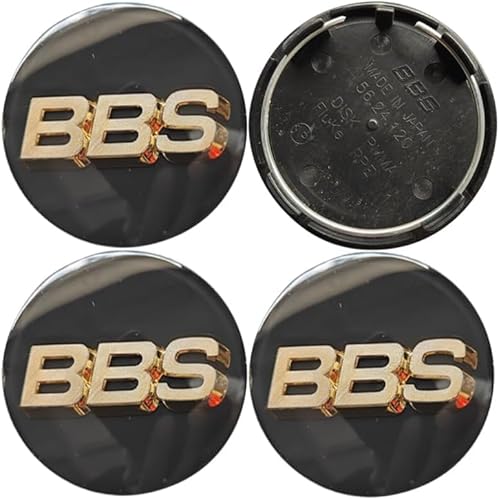 dzggs 4 stück Auto Nabendeckel für BBS 70mm, Felgenkappen Radnabenkappen Nabenabdeckung Radnaben Mittel Abdeckungen Abzeichen Sticker,C von dzggs