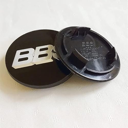 dzggs 4 stück Auto Nabendeckel für BBS RZ RG RS RM 70mm, Felgenkappen Radnabenkappen Nabenabdeckung Radnaben Mittel Abdeckungen Abzeichen Sticker von dzggs