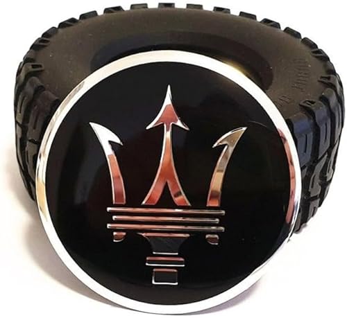 dzggs 4 stück Auto Nabendeckel für Maserati 56mm, Felgenkappen Radnabenkappen Nabenabdeckung Radnaben Mittel Abdeckungen Abzeichen Sticker,D von dzggs