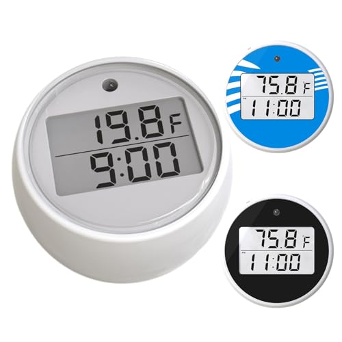 3 Stück Wassertemperaturanzeige für Eisbad, Wasserthermometer-Timer Für Eisbad, Digitales Eisbad-Temperatur-Thermometer, Kleines Eisbad-Temperaturmessgerät mit Timer für Badewanne, Schwimmbad 3 Stück Wassertemperaturanzeige für Eisbad, Wasserthermometer-Timer Für Eisbad, Digitales Eisbad-Temperatur-Thermometer, Kleines Eisbad-Temperaturmessgerät mit Timer für Badewanne, Schwimmbad von dzqad