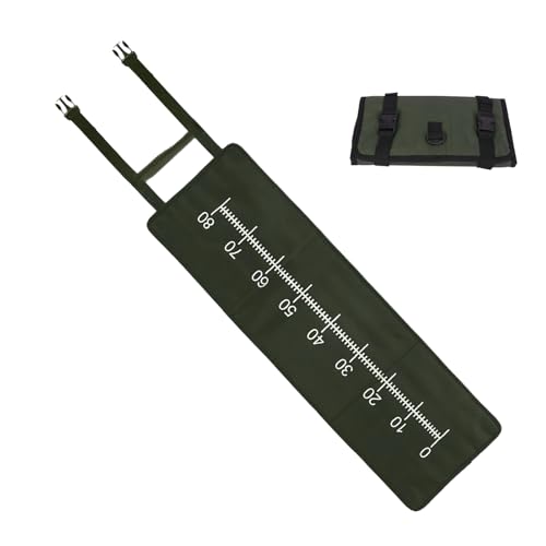 dzqad Angel Hakenschonmatte Mit Messfunktion - Tragbar Zusammenklappbar Angelmaß Unterlage - Angelausrüstung Für Ufer Outdoor Camping See Boot Raubfisch von dzqad