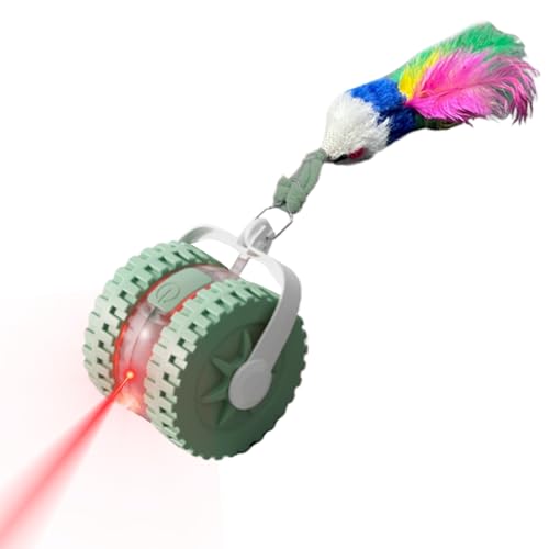 dzqad Automatischer Katzenball - Intelligente Rollball Für Kätzchen - Intelligentes Katzenspielzeug Gegen Langeweile, Zur Bewegung Und Förderung von dzqad