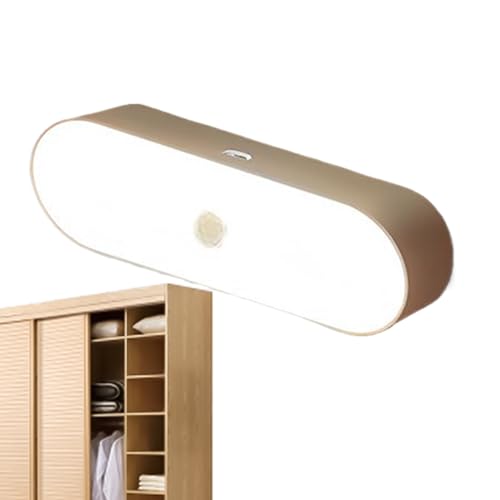 dzqad Bewegungsmelder Lampe Innenbereich | Kabellose Ladefunktion & Intelligente Innenleuchte Mit Bewegungssensor,Kabellose Intelligente Tragbare LED-Leuchte Als Deko Für Zimmer Kleiderschrank Treppe von dzqad