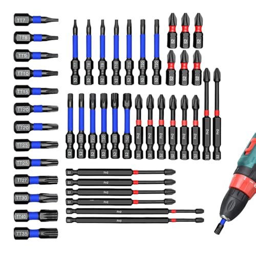dzqad Bohrer-Set Für Mutternschrauben - 46-teiliges Set Mit Nussdrehereinsätzen Und Verlängerung | Sicheres Zubehör für die Heimwerkstatt, geeignet für Erwachsene und dzqad Bohrer-Set Für Mutternschrauben - 46-teiliges Set Mit Nussdrehereinsätzen Und Verlängerung | Sicheres Zubehör für die Heimwerkstatt, geeignet für Erwachsene und von dzqad