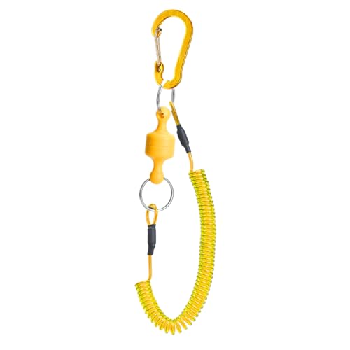 dzqad Fliegenfisch-Leine, Kescherhalter, Karabiner Leine Schnellverschluss Rutschsicher Halter für Salzwasser Landung Watten Boot Fluss dzqad Fliegenfisch-Leine, Kescherhalter, Karabiner Leine Schnellverschluss Rutschsicher Halter für Salzwasser Landung Watten Boot Fluss von dzqad