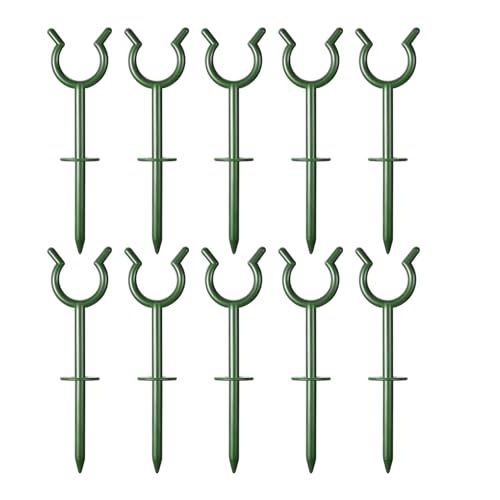 dzqad Garten Schlauch Führung - Grüne Gartenschlauchführungspfähle Als Halter Für Feiertagslichter | 10 Stück Stützspitzen Pflanzenwerkzeug Für Blumenbeete Hinterhof Gepflasterte Wegränder dzqad Garten Schlauch Führung - Grüne Gartenschlauchführungspfähle Als Halter Für Feiertagslichter | 10 Stück Stützspitzen Pflanzenwerkzeug Für Blumenbeete Hinterhof Gepflasterte Wegränder von dzqad