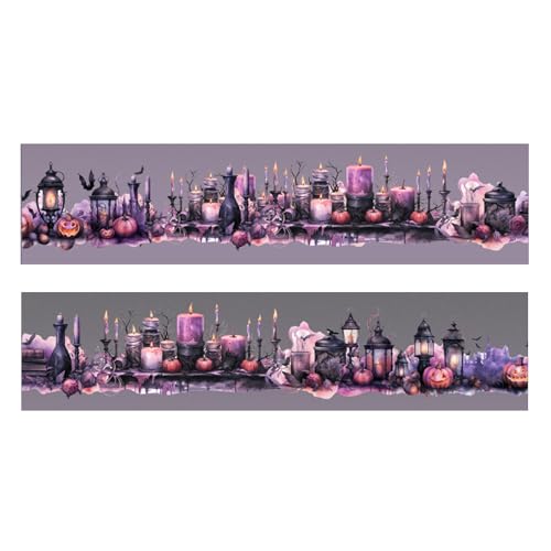 dzqad Gothic Bastel-Streifendekor | Deko Klebeband Mit Aufklebern,Sticker Rollen für Basteltagebücher Geschenkverpackung Schule Fest dzqad Gothic Bastel-Streifendekor | Deko Klebeband Mit Aufklebern,Sticker Rollen für Basteltagebücher Geschenkverpackung Schule Fest von dzqad