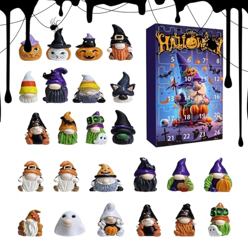 dzqad Halloween Countdown Kalender - Countdown Kalender Zwergenfigur 2025 | Niedliche Deko Figur Für Wohnzimmer Schreibtisch dzqad Halloween Countdown Kalender - Countdown Kalender Zwergenfigur 2025 | Niedliche Deko Figur Für Wohnzimmer Schreibtisch von dzqad