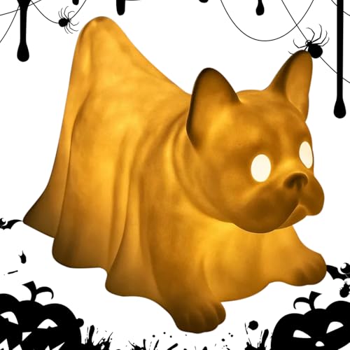 dzqad Halloween Geisterhund Licht | Beleuchtete Geisterhund Deko Für Halloween | Gruselige Kunstharz Tischfigur Für Kamin Wohnzimmer Eingangsbereich Zuhause dzqad Halloween Geisterhund Licht | Beleuchtete Geisterhund Deko Für Halloween | Gruselige Kunstharz Tischfigur Für Kamin Wohnzimmer Eingangsbereich Zuhause von dzqad