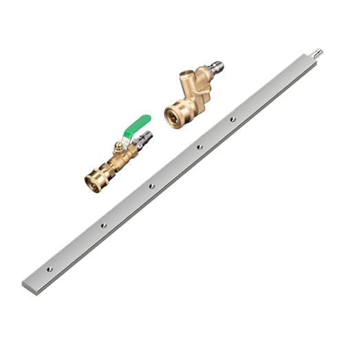 dzqad Heizkörper Reinigungsstab | Verstellbares Heizkörper Reinigungswerkzeug | Hochdruck-Reiniger Aus Rostfreiem Edelstahl 60cm Tragbar Für LKW Dachrinnen Kondensatoren Und Enge Zugänge von dzqad