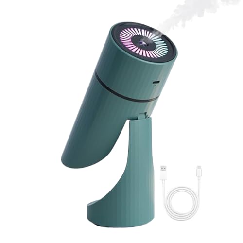 dzqad Luftbefeuchter Für Hunde - Kleinraum Luftbefeuchter Duftdiffusor Mit Nebel - Wiederaufladbarer Diffusor Einstellbarer Nebel Für Schreibtisch Haushalt Reise Kinderzimmer Schlafzimmer Wohnung von dzqad