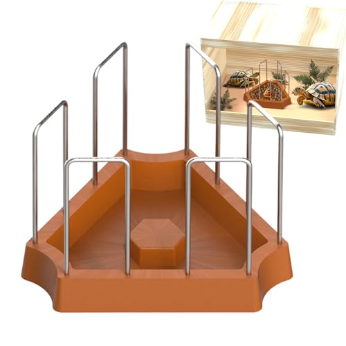 dzqad Schildkröten-Futterautomat,Echsen Wassernapf Reptilienfütterer - Terrariumzubehör Für Habitatbereicherung Futterbehälter Accessoires Bartagamen dzqad Schildkröten-Futterautomat,Echsen Wassernapf Reptilienfütterer - Terrariumzubehör Für Habitatbereicherung Futterbehälter Accessoires Bartagamen von dzqad