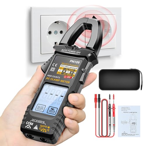 dzqad Strommessgerät | DC Stromzange 4000-Stellen,Tragbarer Automatischer Digital-Detektor Mit LCD Hintergrundbeleuchtung Für Spannungsprüfung Kabelstromkreis Kondensator Messung Auto | er Haushalt dzqad Strommessgerät | DC Stromzange 4000-Stellen,Tragbarer Automatischer Digital-Detektor Mit LCD Hintergrundbeleuchtung Für Spannungsprüfung Kabelstromkreis Kondensator Messung Auto | er Haushalt von dzqad