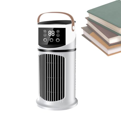 dzqad Tragbare Klimaanlage | Schreibtisch-Kühlung Mit Ventilator Und Luftkühler | Leiser Luftkühler Mit Sprühnebel & LED-Licht Für Schlafzimmer, Büro, Homeoffice Und Nachttisch dzqad Tragbare Klimaanlage | Schreibtisch-Kühlung Mit Ventilator Und Luftkühler | Leiser Luftkühler Mit Sprühnebel & LED-Licht Für Schlafzimmer, Büro, Homeoffice Und Nachttisch von dzqad