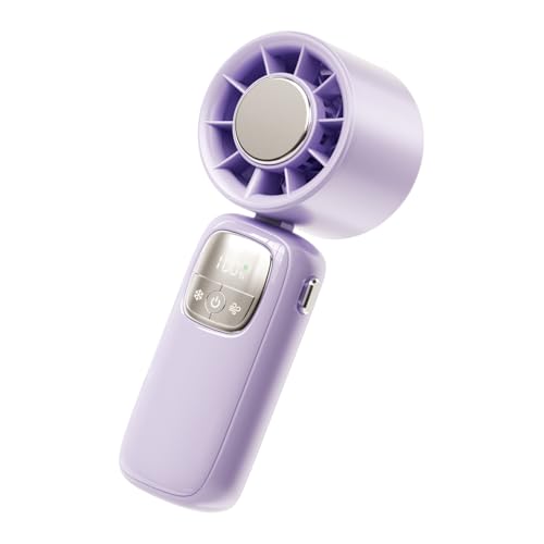 dzqad Tragbarer Handventilator - Persönlicher Ventilator | Stufenlos Regelbar Mit LED-Anzeige Faltbares Design Für Arbeit Alltag Pendeln Camping Wandern Einkaufen dzqad Tragbarer Handventilator - Persönlicher Ventilator | Stufenlos Regelbar Mit LED-Anzeige Faltbares Design Für Arbeit Alltag Pendeln Camping Wandern Einkaufen von dzqad