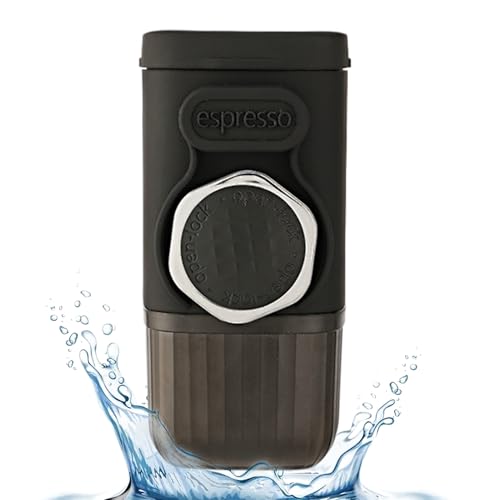 dzqad Tragbarer Kaffeebrüher - Reisekaffeemaschine,Wiederverwendbarer Grinder Manuell Bedienbar Für Küche Camping Auto Outdoor Indoor von dzqad